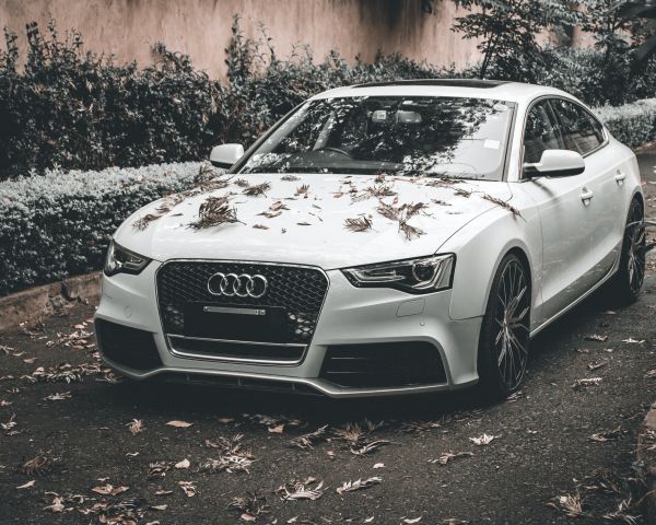 Audi A5, autumn, sports car Wallpaper 1280x1024