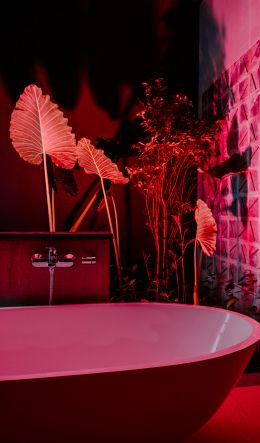 bath, interior, aesthetics Wallpaper 600x1024