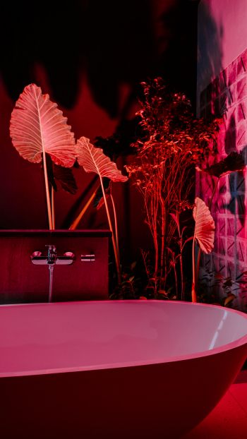 bath, interior, aesthetics Wallpaper 1440x2560