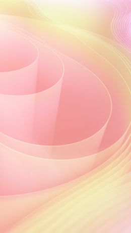 3D, pink, abstraction Wallpaper 640x1136