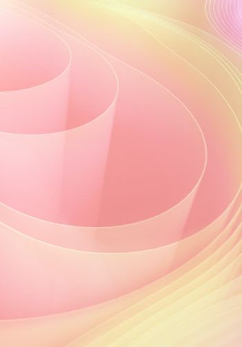 3D, pink, abstraction Wallpaper 1668x2388