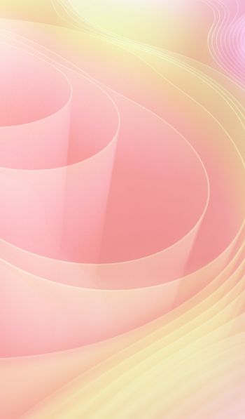 3D, pink, abstraction Wallpaper 600x1024