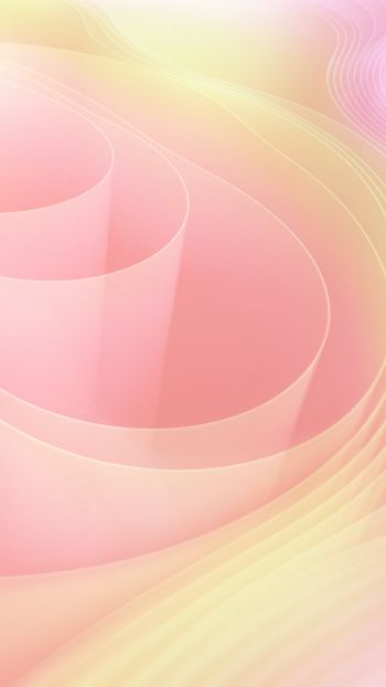 3D, pink, abstraction Wallpaper 750x1334