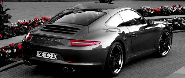 Porsche 911, sports car Wallpaper 2560x1080