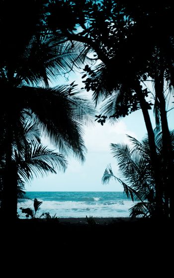 Costa Rica, beach, sea Wallpaper 1752x2800