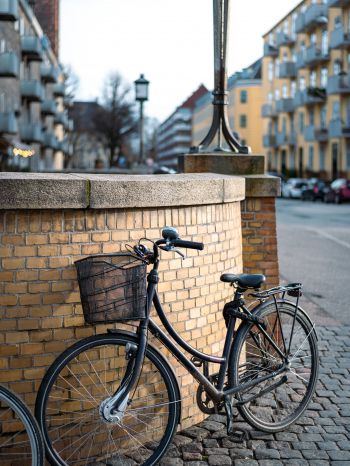 bicycle, Copenhagen, Denmark Wallpaper 1620x2160