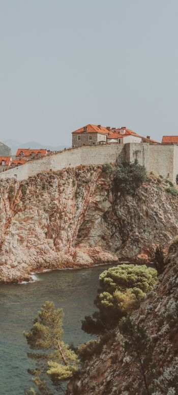 Dubrovnik, Croatia, landscape Wallpaper 1440x3200