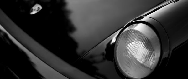 Porsche 911, black wallpaper Wallpaper 2560x1080