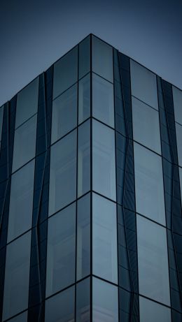 building, blue, dark Wallpaper 640x1136