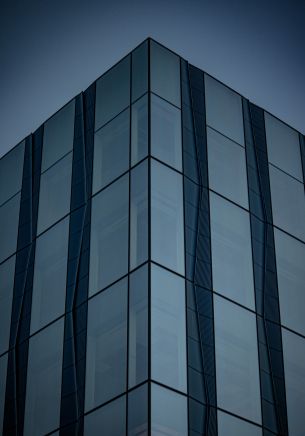 building, blue, dark Wallpaper 1668x2388