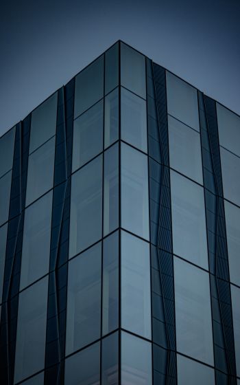 building, blue, dark Wallpaper 1600x2560