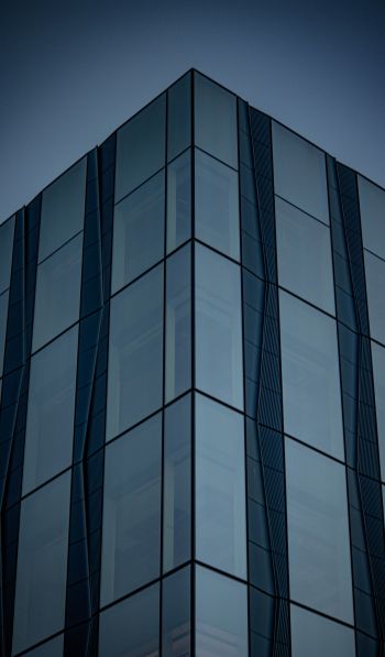 building, blue, dark Wallpaper 600x1024
