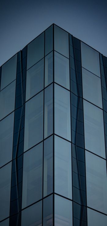 building, blue, dark Wallpaper 1080x2280
