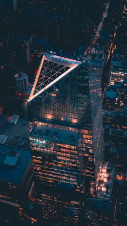 New York, USA, bird's eye view Wallpaper 2160x3840