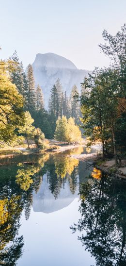 Yosemite Valley, USA, landscape Wallpaper 1080x2280