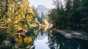 Yosemite Valley, USA, landscape Wallpaper 2048x1152