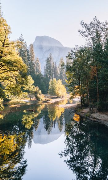 Yosemite Valley, USA, landscape Wallpaper 1200x2000