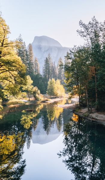 Yosemite Valley, USA, landscape Wallpaper 600x1024