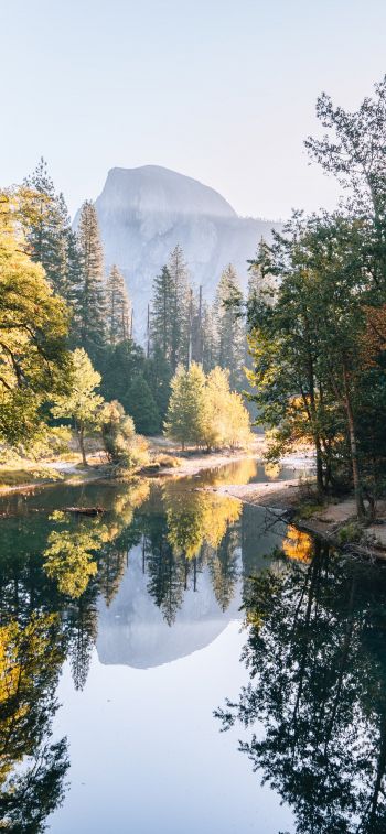 Yosemite Valley, USA, landscape Wallpaper 1125x2436