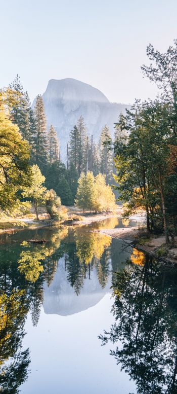 Yosemite Valley, USA, landscape Wallpaper 1080x2400