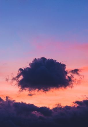 cloud, sky, sunset Wallpaper 1640x2360