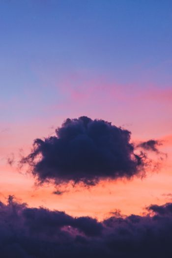 cloud, sky, sunset Wallpaper 640x960