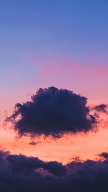 cloud, sky, sunset Wallpaper 640x1136