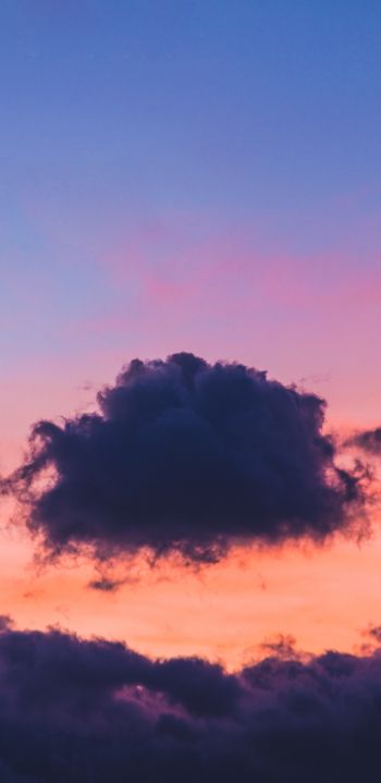 cloud, sky, sunset Wallpaper 1440x2960