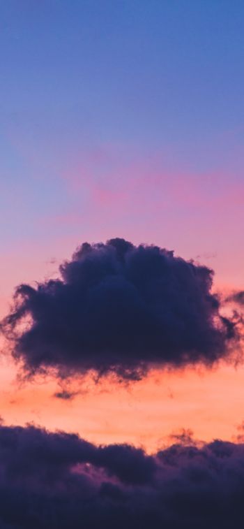 cloud, sky, sunset Wallpaper 1242x2688