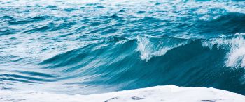 sea waves, azure Wallpaper 2560x1080