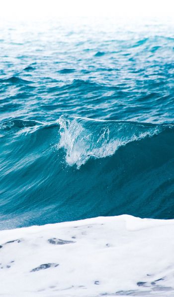 sea waves, azure Wallpaper 600x1024