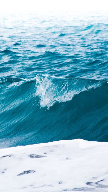 sea waves, azure Wallpaper 720x1280