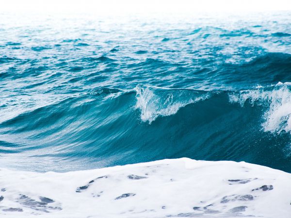 sea waves, azure Wallpaper 1024x768