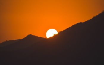sunset, sun, evening Wallpaper 2560x1600