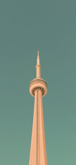 Обои 828x1792 Торонто, Онтарио, башня