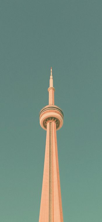 Toronto, Ontario, tower Wallpaper 1080x2340
