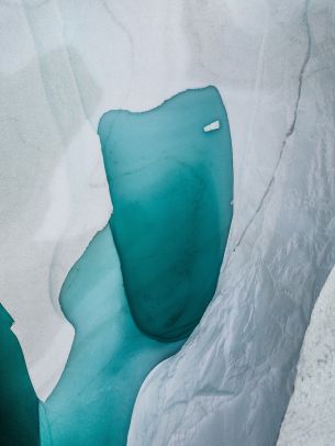 Обои 1536x2048 Гренландия, лед, вода