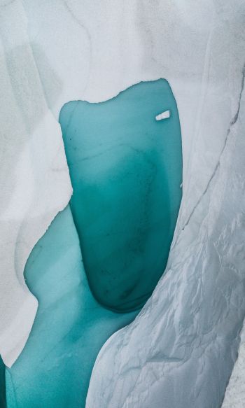 Обои 1200x2000 Гренландия, лед, вода