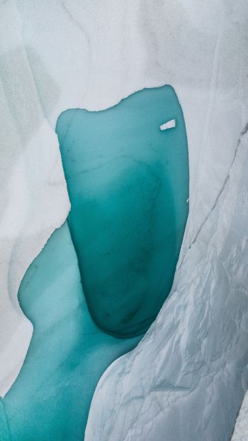 Обои 640x1136 Гренландия, лед, вода
