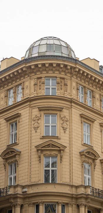building, Vienna, Austria Wallpaper 1440x2960