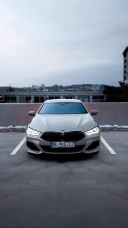 gray bmw, sports car Wallpaper 1440x2560