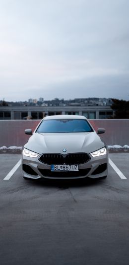 gray bmw, sports car Wallpaper 1440x2960