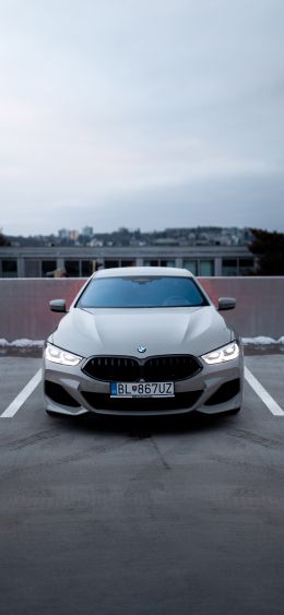 gray bmw, sports car Wallpaper 1080x2340