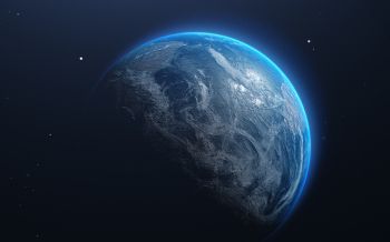 planet, blue, dark Wallpaper 2560x1600