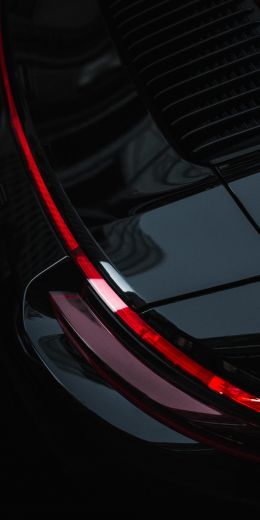 Porsche, black wallpaper Wallpaper 720x1440