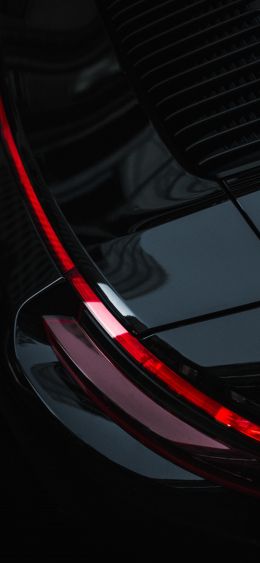 Porsche, black wallpaper Wallpaper 1080x2340