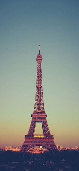 eiffel tower, Paris, France Wallpaper 1242x2688