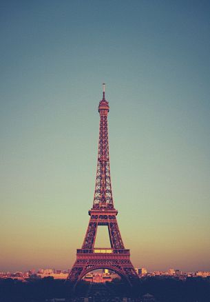 eiffel tower, Paris, France Wallpaper 1640x2360