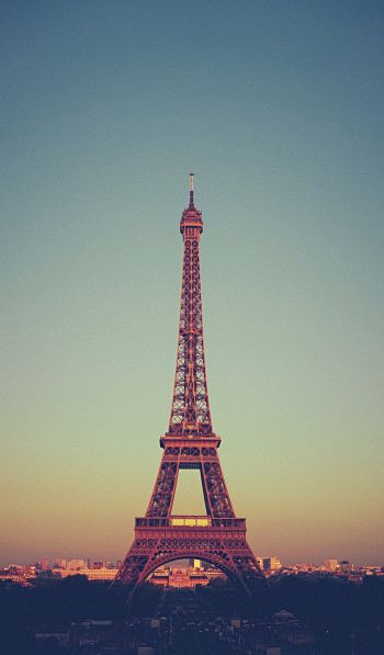 Обои 600x1024 Эйфелева башня, Париж, Франция