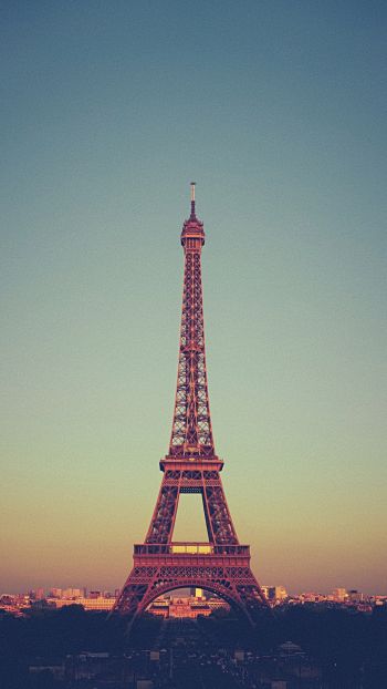 eiffel tower, Paris, France Wallpaper 2160x3840